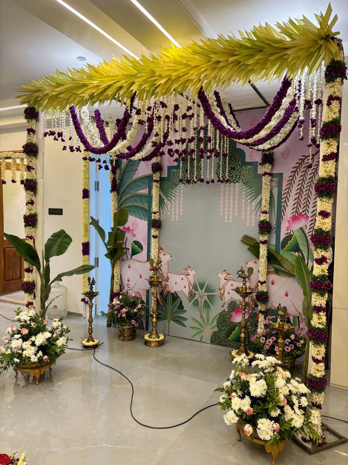 Traditional Flower Decorations in Jodhpur